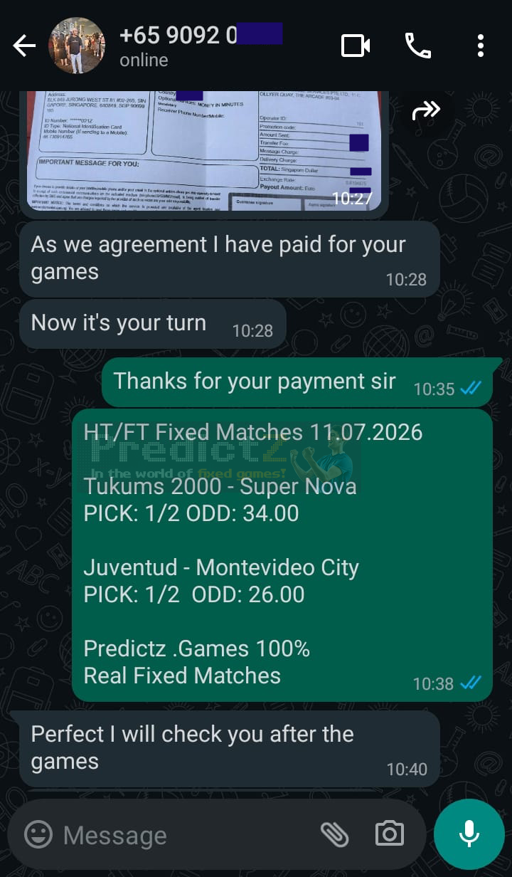 fixed matches halftime fulltime 11.07.2026