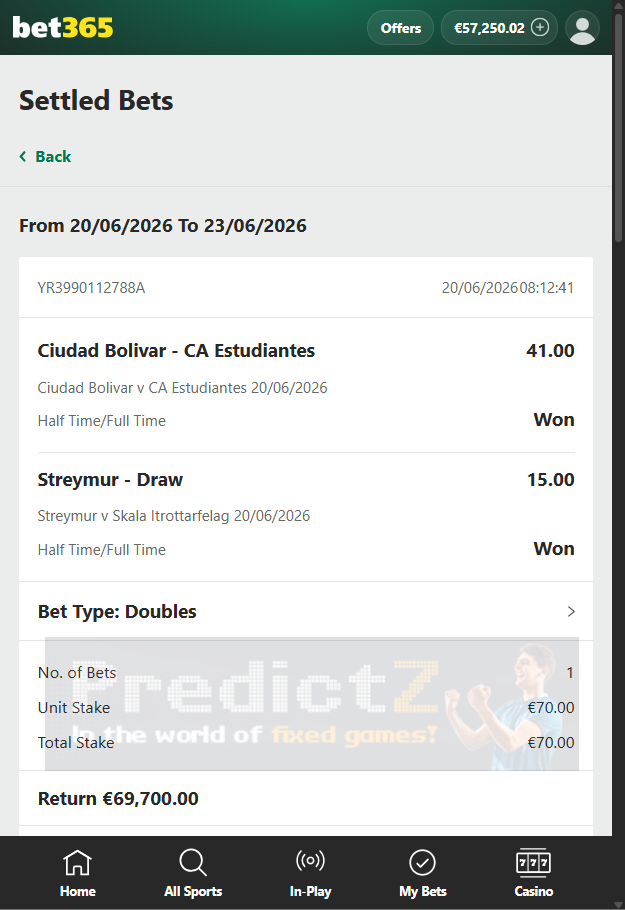 ht ft fixed matches 20.06.2026