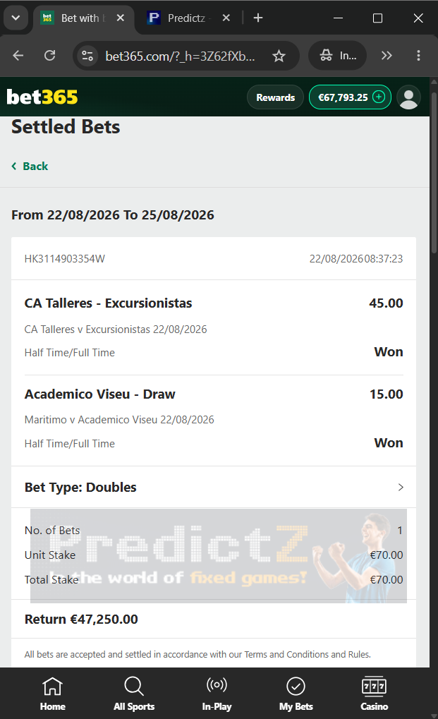 ht ft fixed matches 22.08.2026